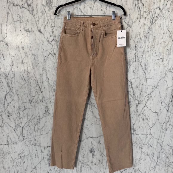 Re/Done Denim - NWT! Re/Done Denim - 90’s High Rise Loose Washed Khaki